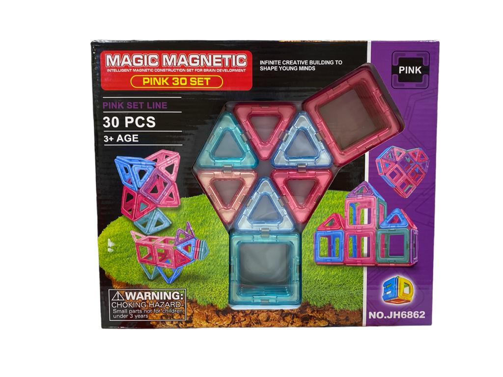 Magic magnetic triangle puzzle 30 pieces