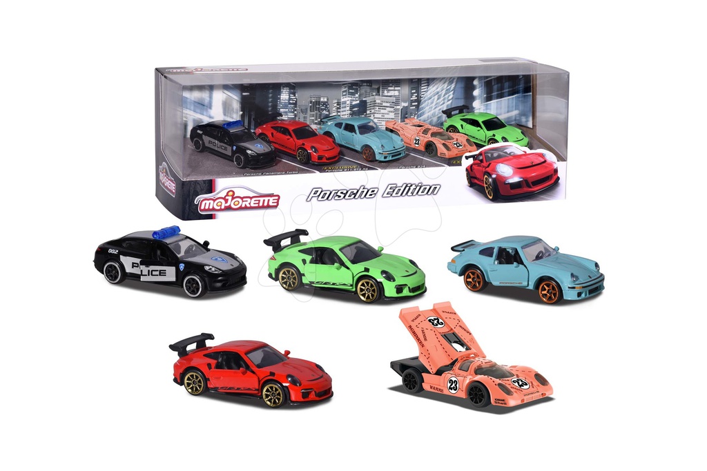 Diecast - set of 5 assorted Porsche cars