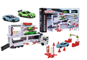 Majorette Truck Experience Playset with 2 Porsche Cars