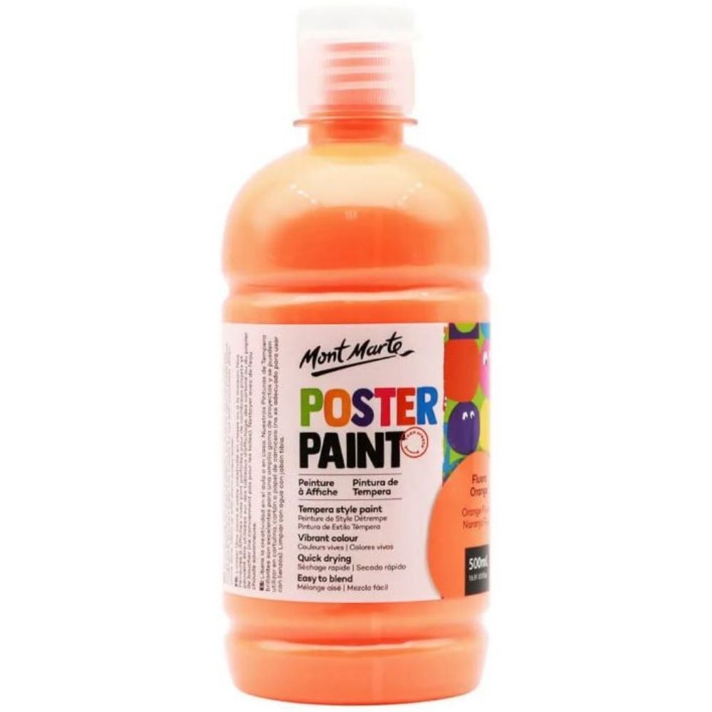 Mont Marte Kids - Booster 500 ml - Fluoro Orange