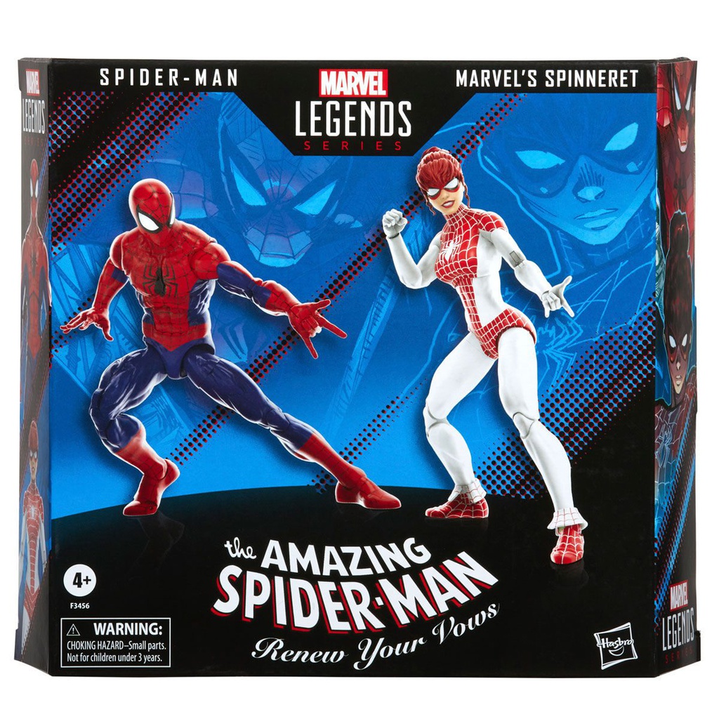 Spider-Man and Spinner figures from Marvel Legends 2