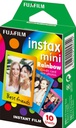 Fujifilm instax mini rainbow film 10 sheets