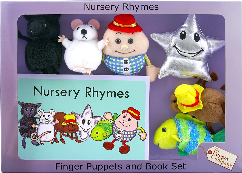 Traditional story collections: nursery rhymes finger puppets with story book