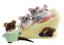 Babette the mouse family in the cheese doll