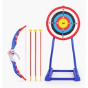 Bow and arrow shooting game with target