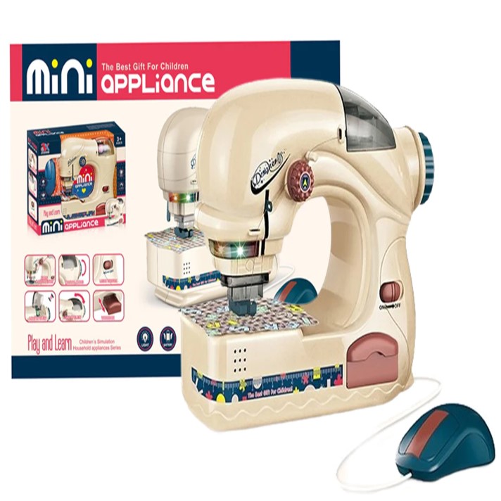 Toy set of small appliances for the sewing machine