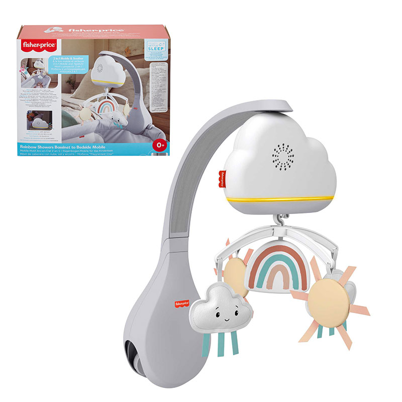Fisher-Price 2-in-1 Mobile and Table Soother - Baby's bedtime friend