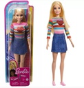 Barbie Roberts blonde doll - rainbow
