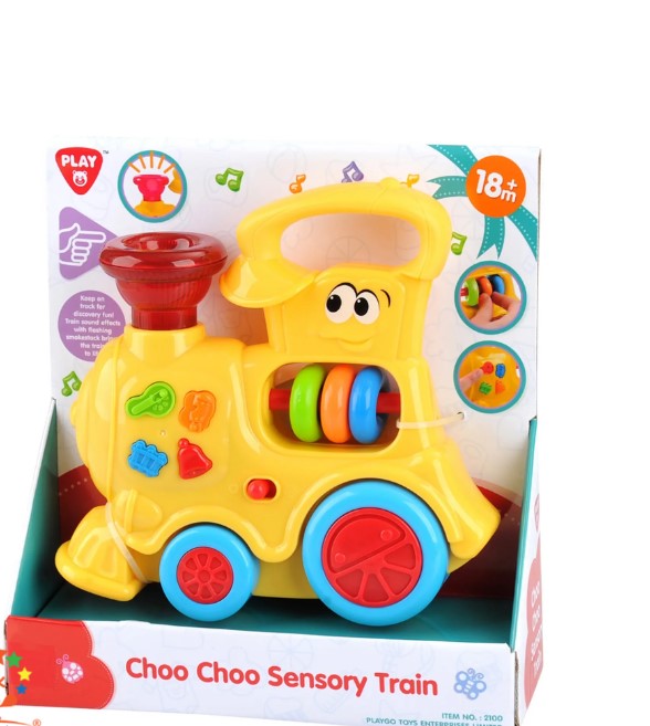 Choo Choo sensory train toy for children
