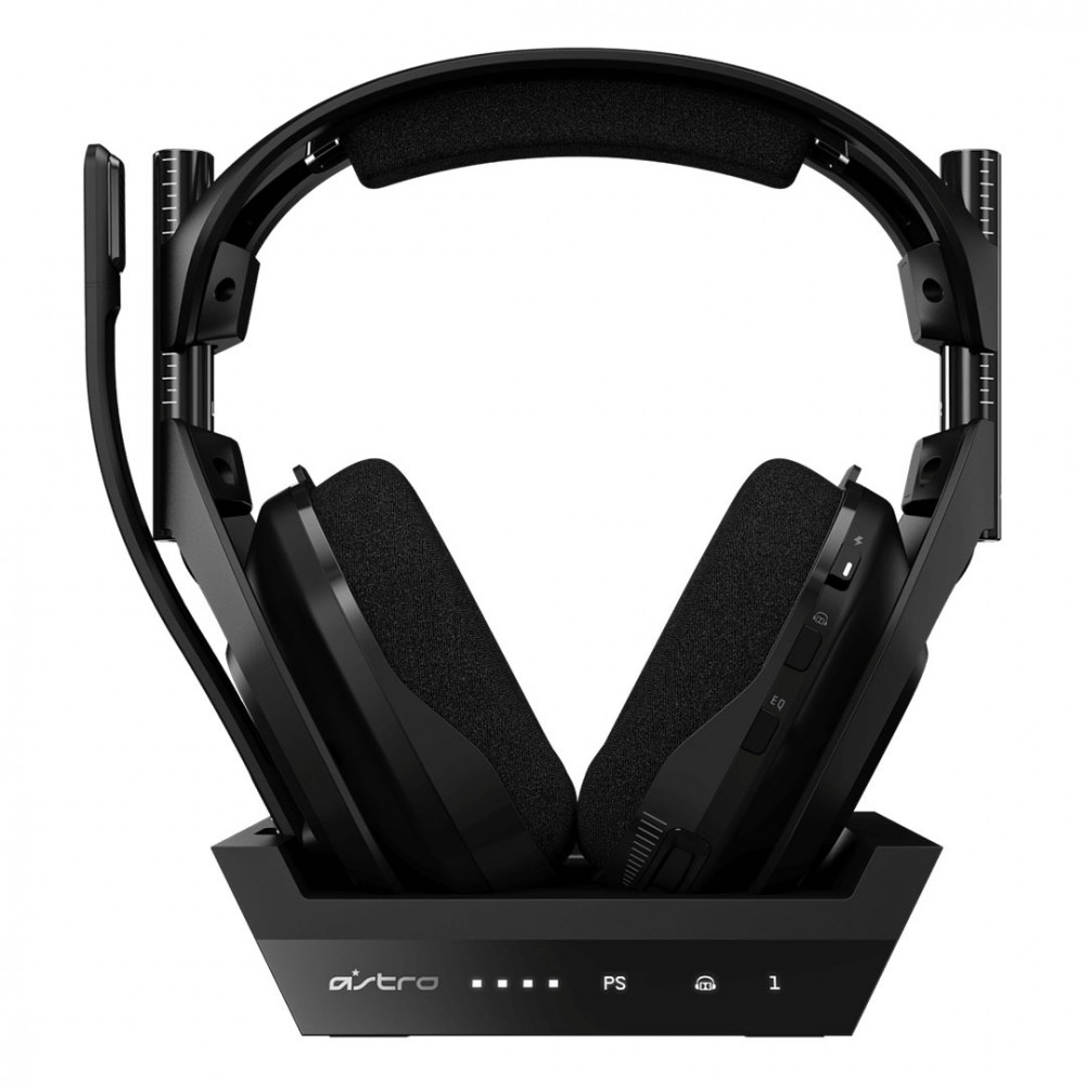 Gaming headset and base station for PS5 / PS4 / PC