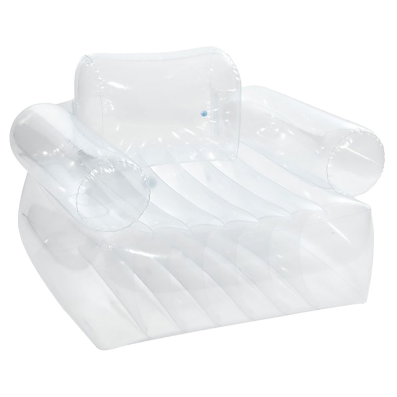 Transparent Intex inflatable arm chair