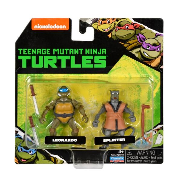 Teenage Mutant Ninja Turtles - Leonardo and Splinter Action Figure