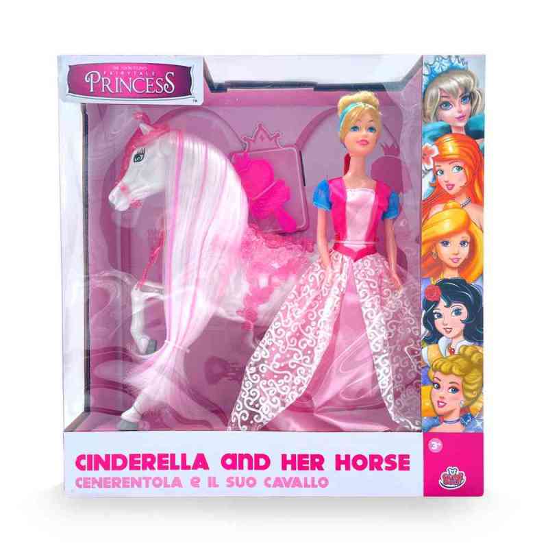 Cinderella princess doll with horse