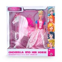Cinderella princess doll with horse