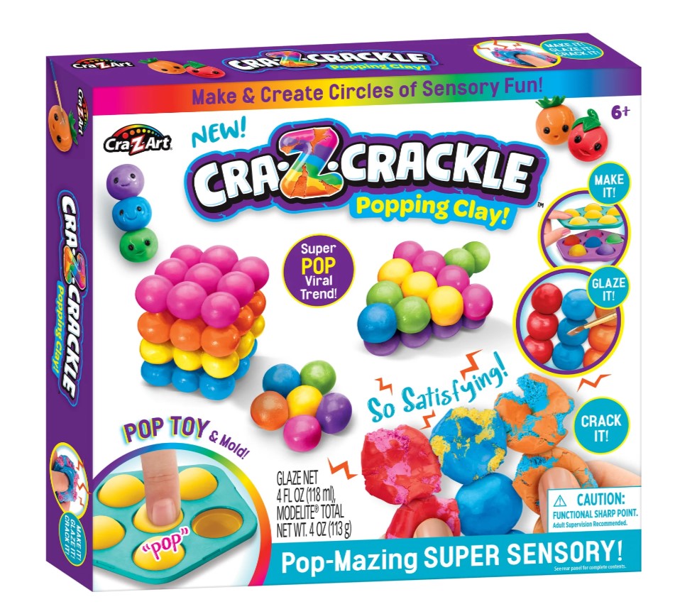 Cra-Z-Crackle Clay Pop-Mazing Super Sensory