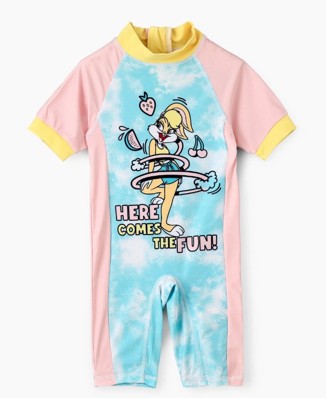 Looney Tunes Girls One Piece Swimsuit