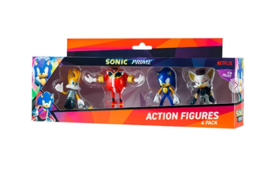 Sonic figures 4 pieces in a box