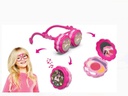 Barbie glasses, makeup and music