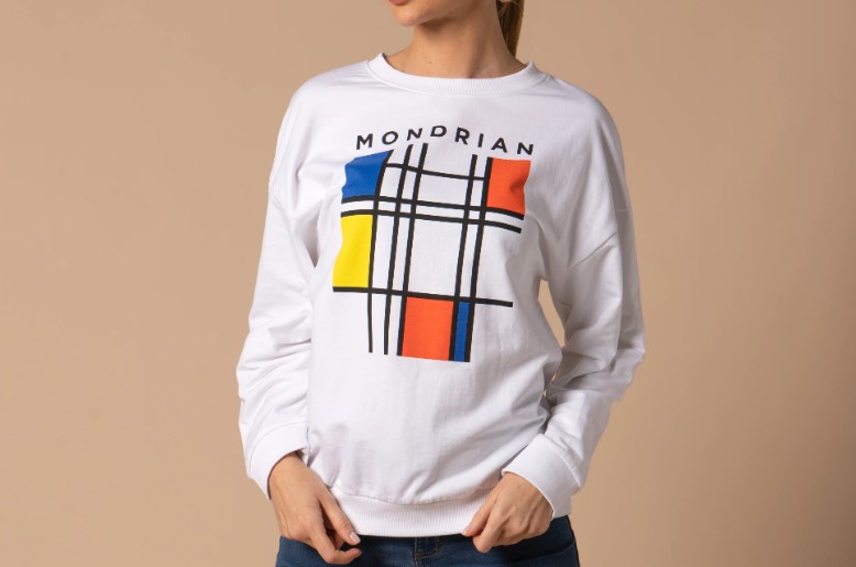 Piet Mondrian Ladies Sweatshirt