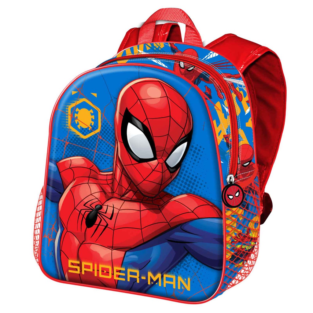Spiderman Leader Small 3D Backpack, Blue