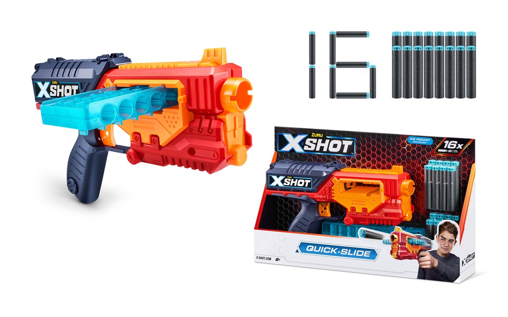 X-shot - pistol with 16 rounds