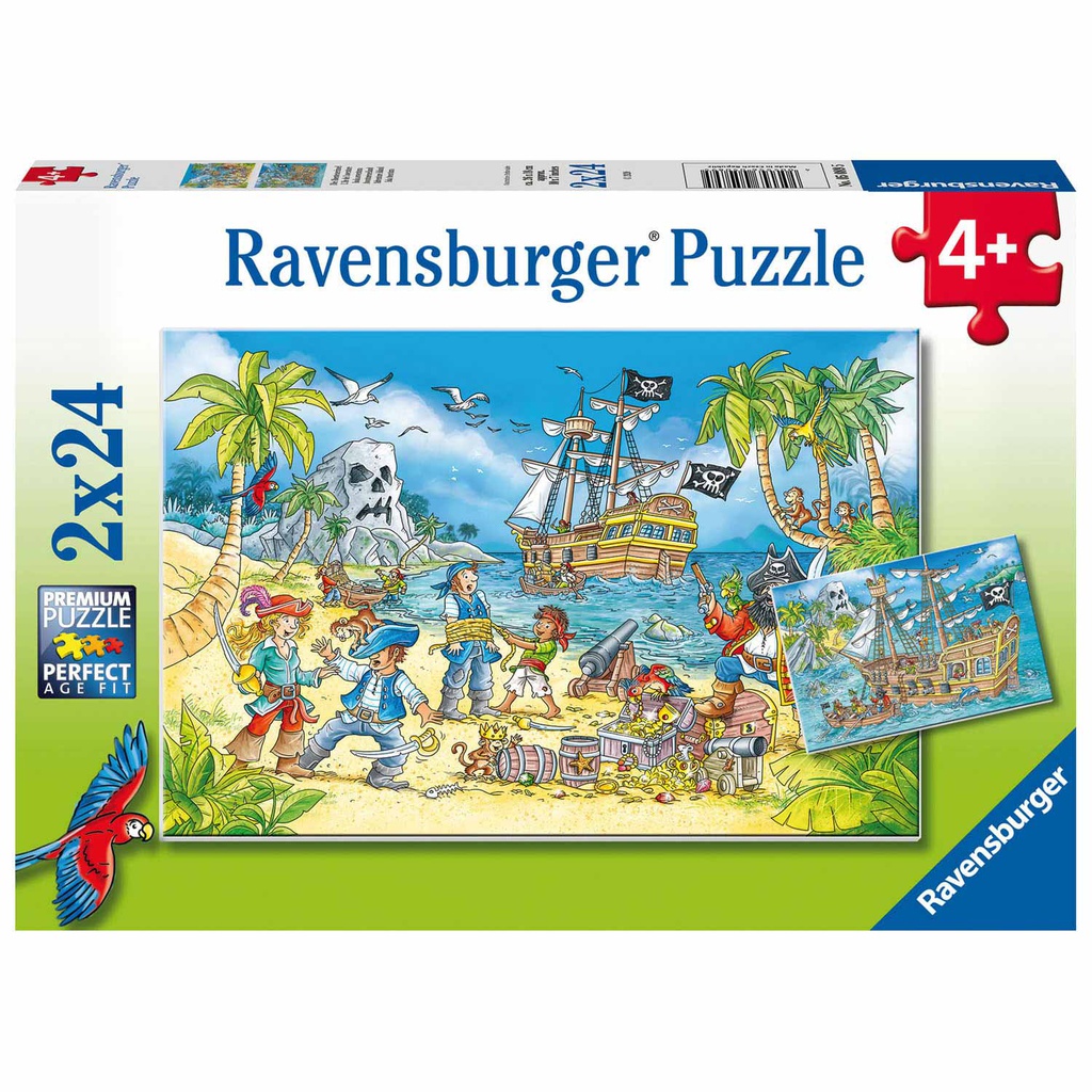 Ravensburger Puzzle Island Adventure-2x24