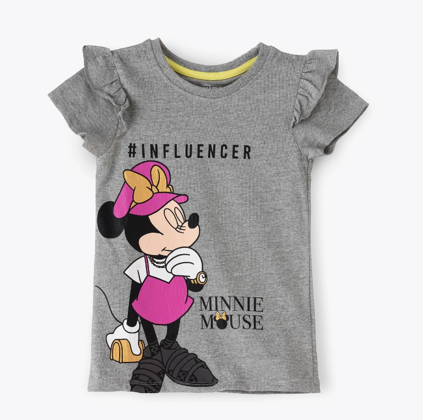 Girls' Minnie Mouse Junior T-Shirt