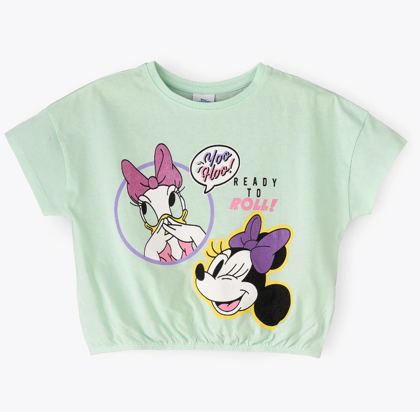 Girls Minnie and Daisy short t-shirt