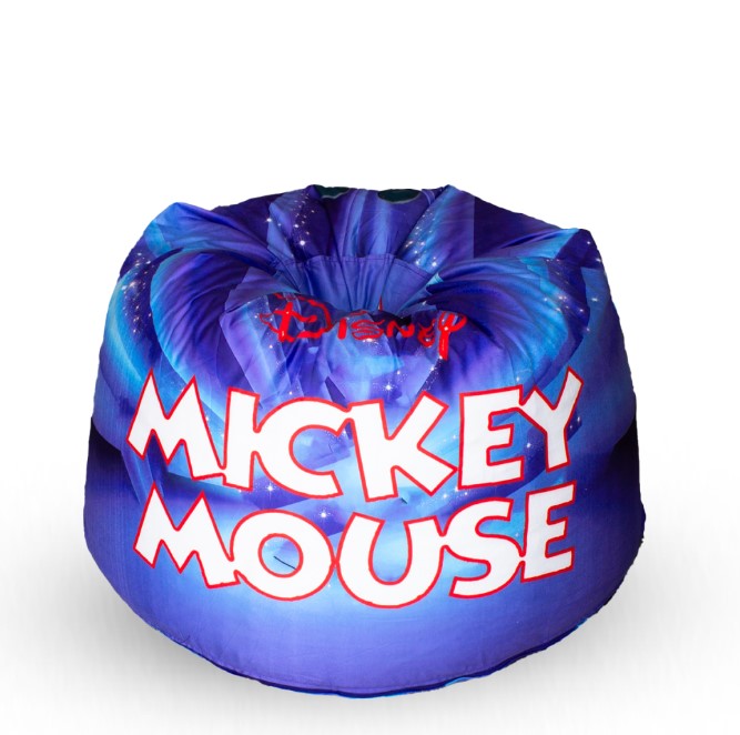 Medium Mickey Mouse Bean Bag Seat - Velvet