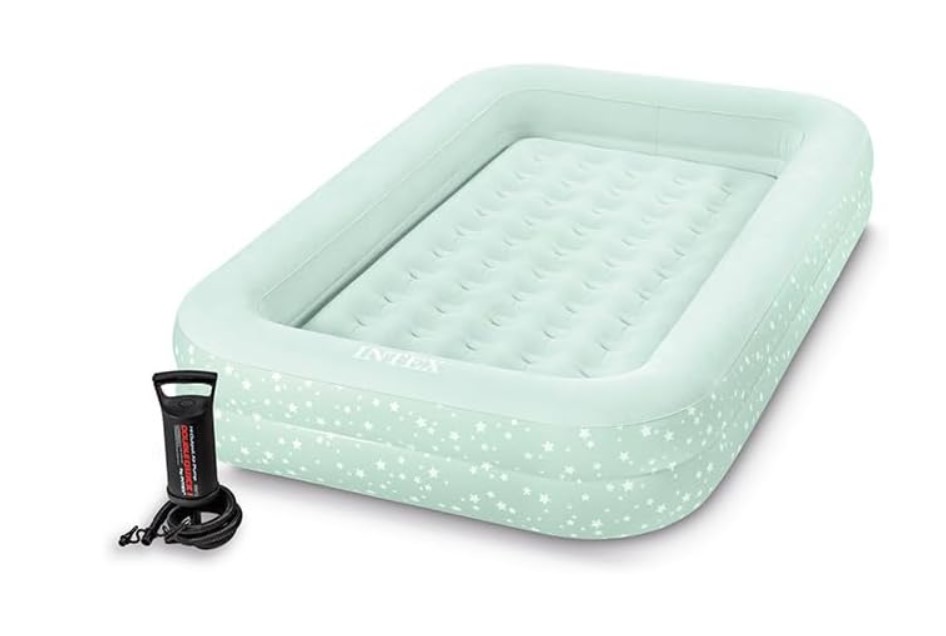 Intex Inflatable Travel Bed Mattress - Cover + Pump