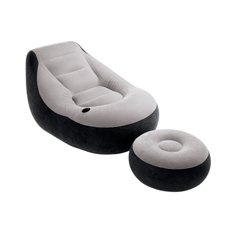 Intex inflatable chair with ultra pouf