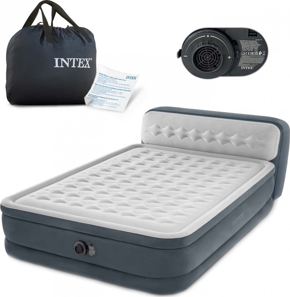 Intex inflatable mattress with electric pump
