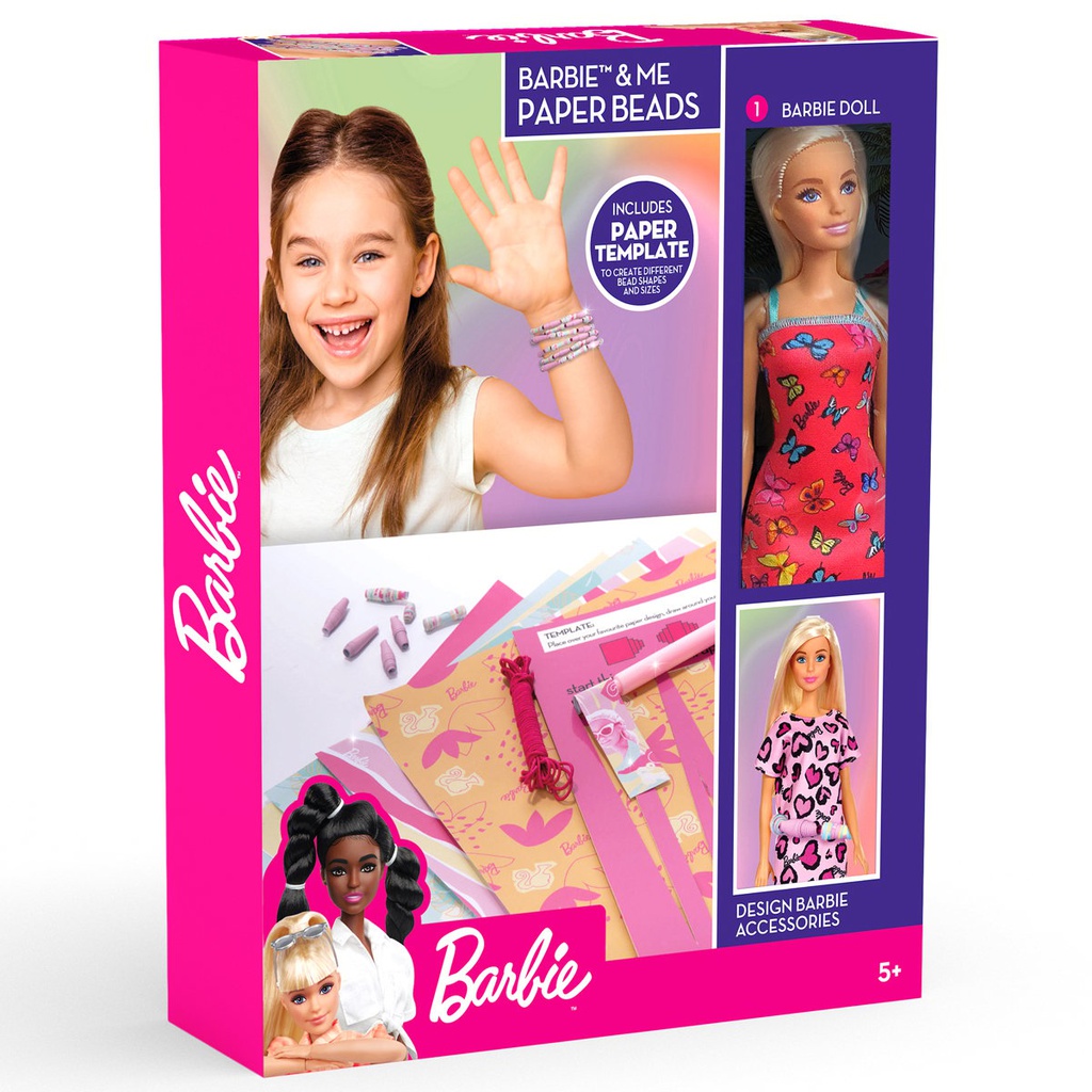Barbie and Me Paper Jewelry Playset