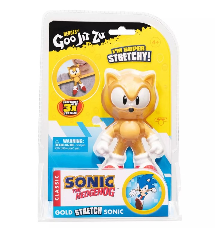 Go Jit Zu Sonic the Hedgehog Stretch Figure