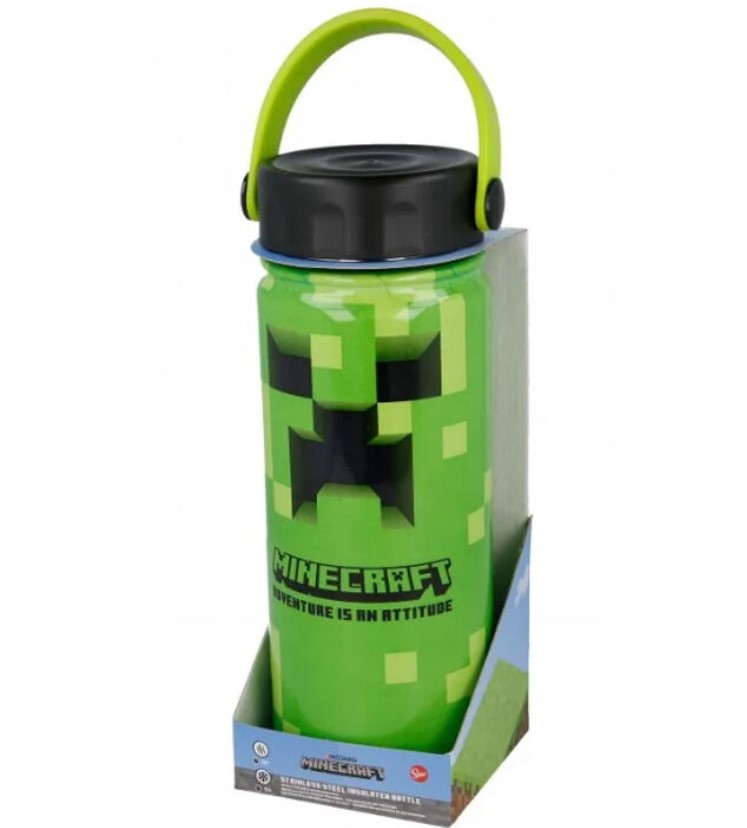 Minecraft stainless steel bottle 530ml