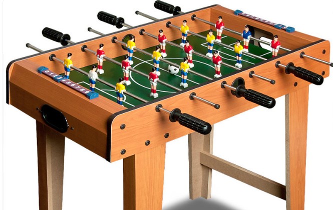 Wooden football table game - size 69 x 37 x 65 cm