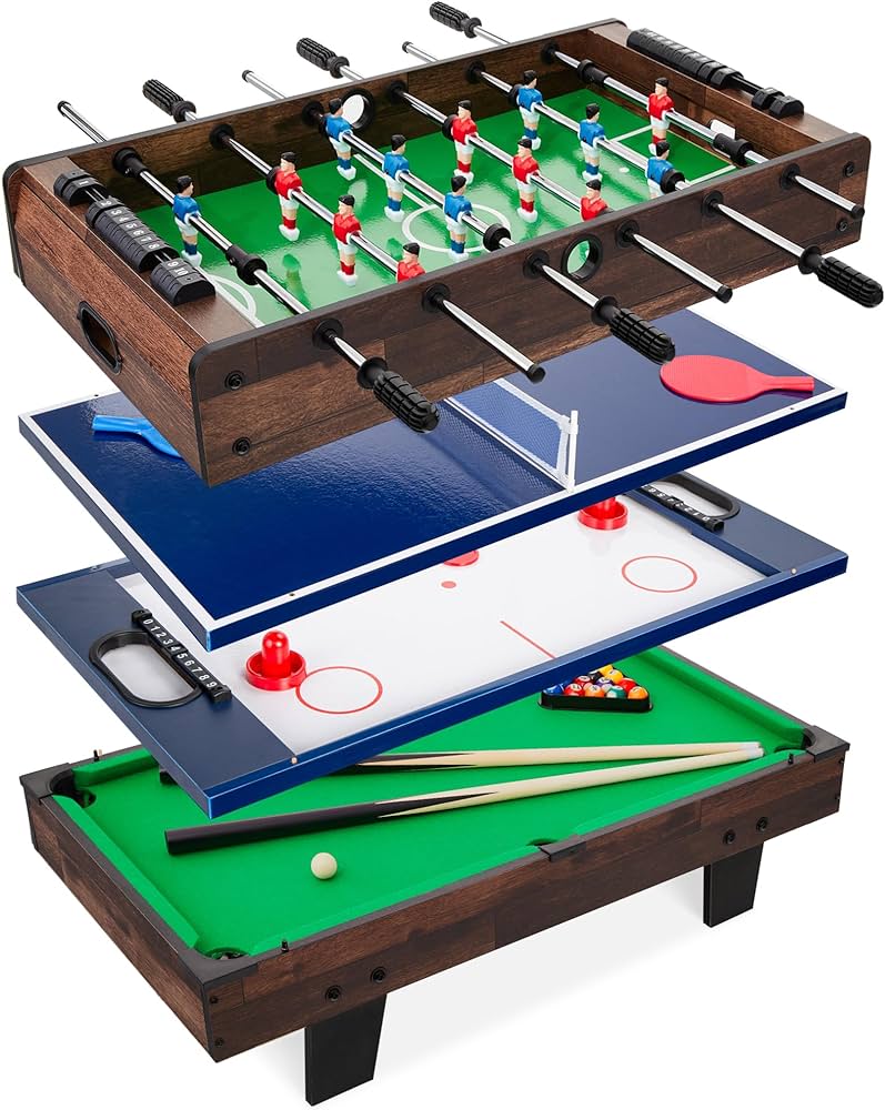 Sports set - football - hockey - billiards - tennis