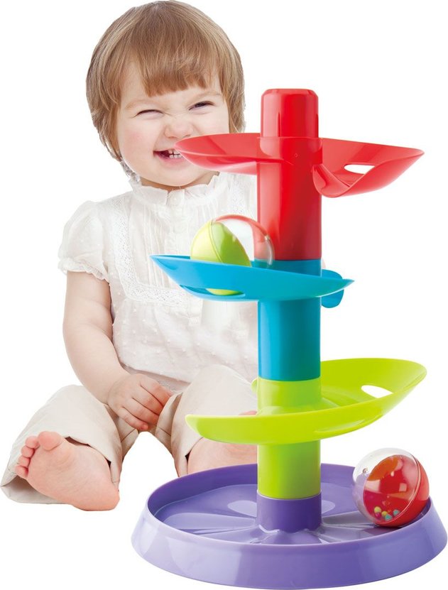 Educational toy in the form of a tower for children