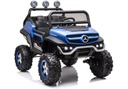 Mercedes Unimog car for children with remote control - blue