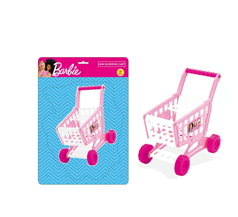 Mini Barbie shopping cart