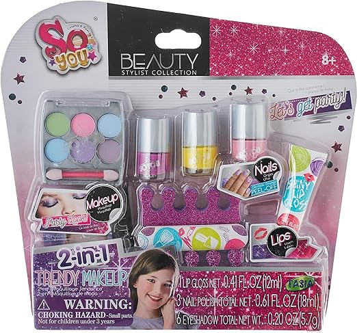 Fashionable 2 in 1 makeup set for girls from Tasya