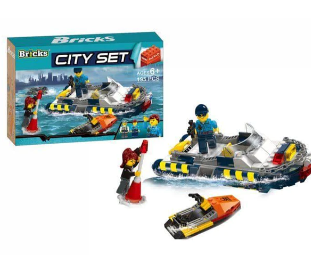 City Fast Ship cube set 195 pieces