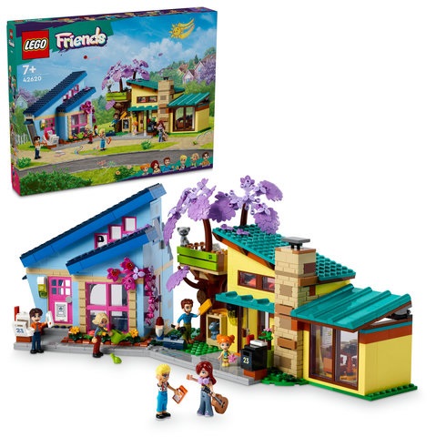 Lego Ollie and Paisley family homes