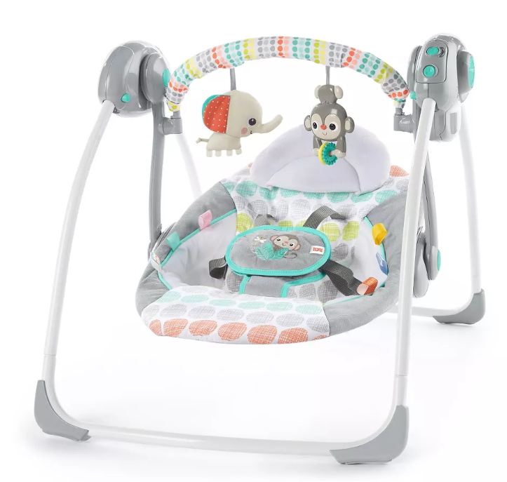 BRIGHT STARTS Whimsical Wild™ Portable Swing