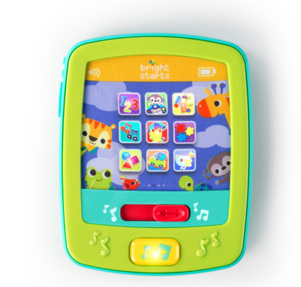 Bright Starts Musical Toy introduces shapes, colors and numbers