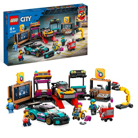 Lego custom car garage