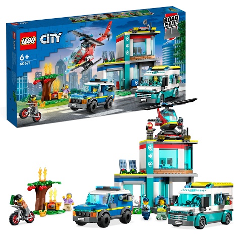 Lego emergency vehicle headquarters