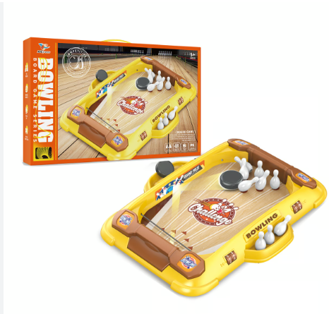 Board bowling game for ages 3 and up