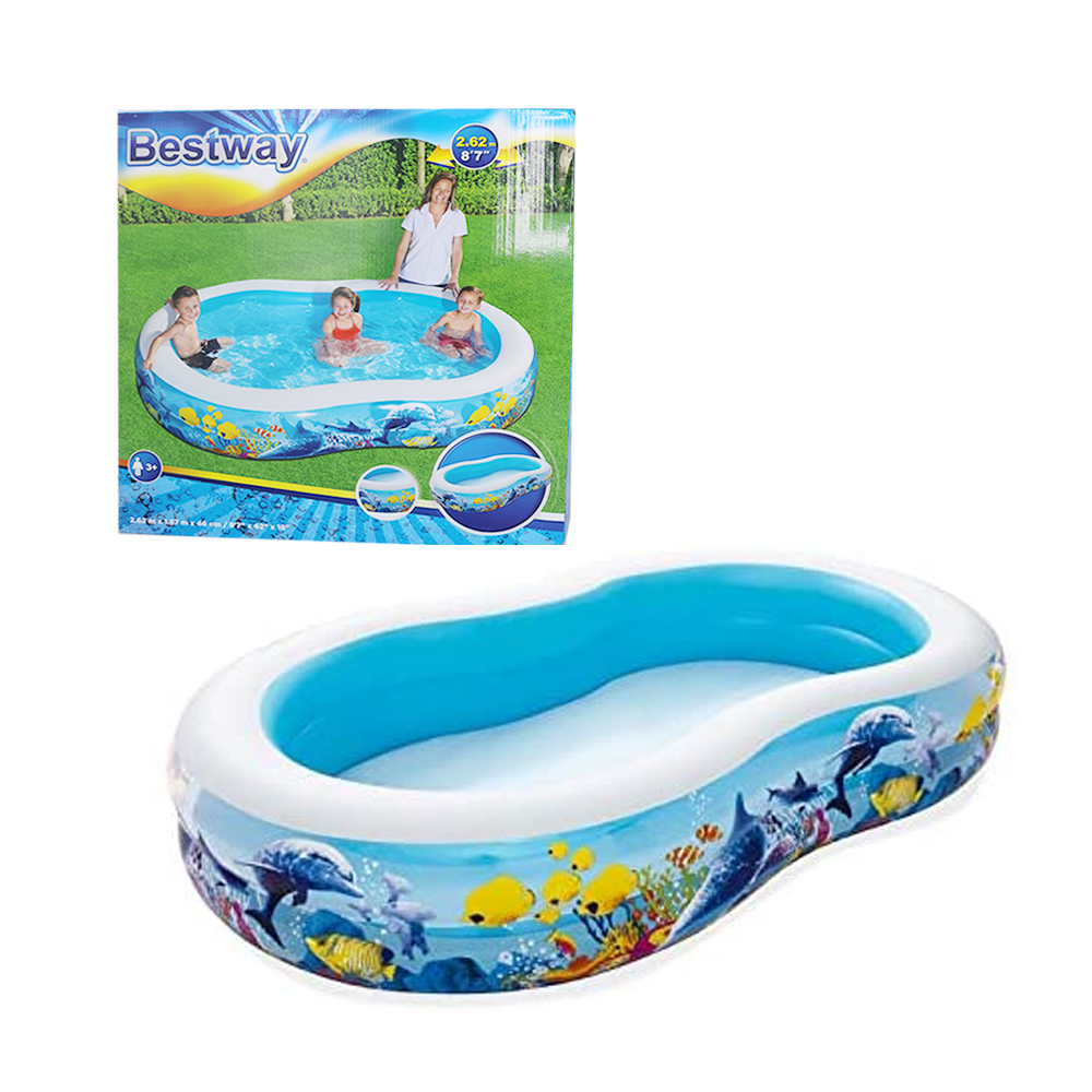 Inflatable children's swimming pool