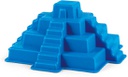 لعبة بناء الرمل على شكل هرم أزرق